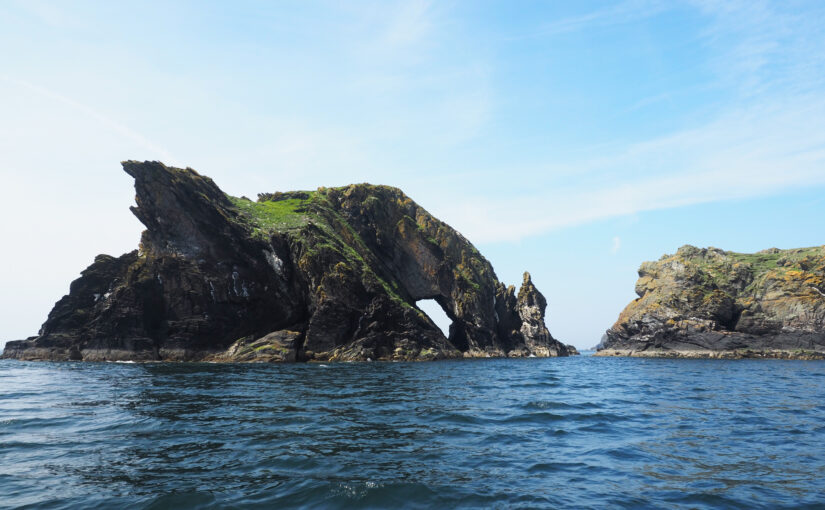 The Calf of Man from the sea